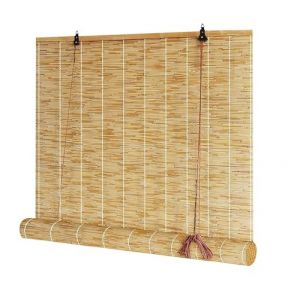 Store Bambou Enrouleur Naturel Store Bambou Extérieur 100x200 120x160 150x180 150x200cm Rideau De Porte Bambou Interieur Store Venitien Bois Anti-UV Rideau De Roseau avec Levage pour Fenêtre (Alexs little store, neuf)