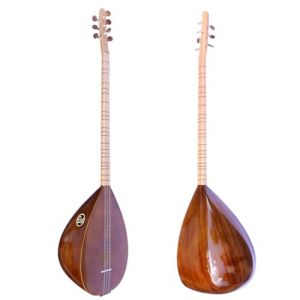 Baglama Saz ASL-111 de qualit&eacute; turque &agrave; long cou | Instrument de musique Baglama Saz &agrave; cordes (Sala-Muzik, neuf)
