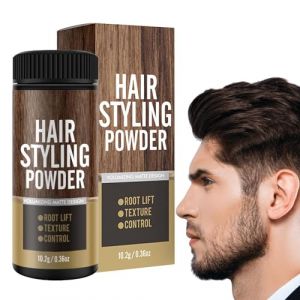 Poudre texturisante coiffante, poudre coiffante pour hommes, poudre de texture capillaire à tenue forte, poudre coiffante texturisante à effet mat, produits capillaires pour hommes pour un volume (mojita, neuf)