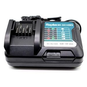FengWings® Chargeur DC10WD DC10SB DC10WC 12V 10.8V, Compatible avec Makita Batterie 12V BL1021B BL1041B BL1015 BL1016 197396-9 BL1040B BL1040 197406-2 (Global-battery, neuf)