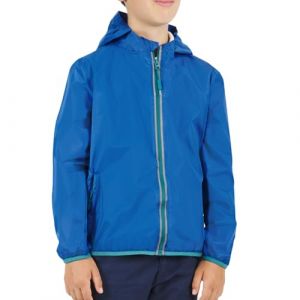 PERLETTI Veste Imperm&eacute;able Enfant 6 7 8 9 10 11 Ans - Veste Blouson de Pluie Fille Fillette Gar&ccedil;on avec D&eacute;tails R&eacute;fl&eacute;chissants - Manteau Coupe Vent Rose Bleu de Sport Outdoor (8/9 Ans, Bleu) (PERLETTI, neuf)