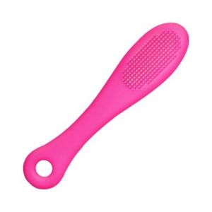 Cat Chin Brush | Pet Chin Scrubber | Pet Hygiene Scrubber | Pet Brush | Soft Silicone Grooming Chin Scrubber | Non Slip Multifunctional Finger Pet Supplies Cleaning Brush for Pet Cats Dogs (yunkerte, neuf)