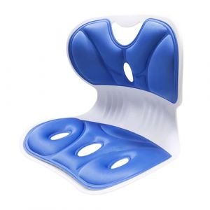 Support de Chaise pour la Posture, Siège Ergonomique Support Lombaire, Mousse et Plastique PP, Portable, Confortable et Soulage les Maux de Dos. Idéale pour le Bureau, la Maison et les Voyages. (Magic boutique, neuf)