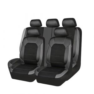 SAXCXCS 9Pcs Voiture Cuir Ensembles Housses si&egrave;ge, pour Mercedes Benz Classe M ML 230 W163 ML 320 W163 ML 270 W163 ML 350 W163 Imperm&eacute;Able Nonslip Confortable Respirant Cuir De Housses,C/Grey (zhongweiyida, neuf)