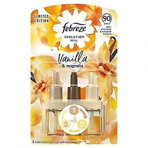 Ambipur 3 Recharge plug-in pour Assainisseur d'air Volution, 20 ml, Fleur de Vanille, l'emballage peut varier (Generation-LowCost, neuf)