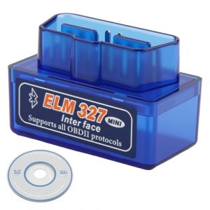 ELM327 Scanner Obd2 Bluetooth 12V, Dispositif De Diagnostic Auto EIN Chip, Scanner Voiture pour iOS, Android, Windows, Outil Diagnostic pour Véhicules Modernes (XiaoXiangJueXin, neuf)