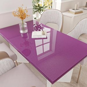 HotDecor Papier Peint Violet Brillant Revetement Adhesif Meuble Papier Peint Adhesif Plan De Travail Lavable Film Adhesif pour Meuble Rouleau Adhésif Décoratif Violet Autocollant Cuisine 60cm x 300cm (chudandiandian, neuf)