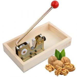 Cozlly Casse Noix, Pince à Noix Casse, Casse-Noisette Manuel, Écrous Casse Noix, Casse Noisette Ouvre-Écrou Cuisine avec Base en Bois Et Poignée, Outil Ouvert pour Noix, Noisettes, Amandes (bettsour, neuf)