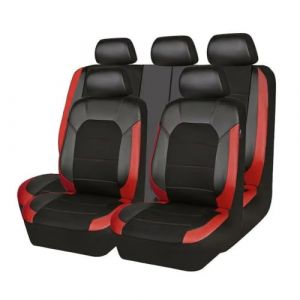 CHUIHUI Voiture Ensembles De Housses Si&egrave;ge pour Ford C-Max 2010-2015 2016 2017 2018 2019 Housses de si&egrave;ge de Voiture,Interieu Accessoire,Confortables Respirant,Red (suiyueheng, neuf)