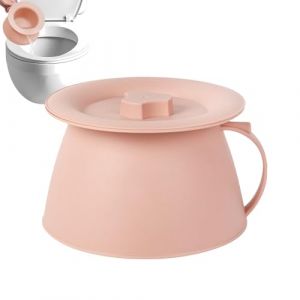 Yulokdwi Pot de Chambre - 1,5L Portable avec Couvercle et Poign&eacute;e - Seau Hygi&eacute;nique Pour Hommes Femmes Jeunes Famille (Yulokdwi, neuf)