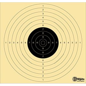 X-Targets Lot de 40 grandes cibles standard XL / 54 x 52 cm / fendue / 200 g/m² Chamois pour Tir à la carabine (x-targets, neuf)