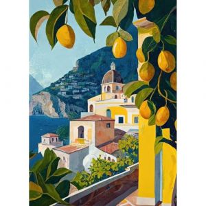 QENSPE 5D Diamond Painting Paysage, Kit Peinture Diamant Adulte, Bricolage mer &Eacute;g&eacute;e Diamond Painting Broderie Diamant Kit Complet, Diamant Art Point de Croix Maison Murale Decor 30x40 cm (ZHIDIKA, neuf)