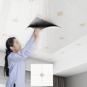 Unikicool Dalles de Plafond Suspendu,Dalles de Plafond d&eacute;coratives en PVC,Dalles de Plafond Autocollantes 3D,rev&ecirc;tement Mural imperm&eacute;able,&eacute;paisseur 2 mm pour Maison,Bureau,Cuisine,Restaurant (Unikicool, neuf)