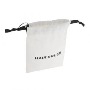 LRXIYODE Pochette de Rangement Blanche pour Peigne de Massage avec Cordon Sac Multifonctionnel Compact pour Coiffure Organisateur Pratique pour Voyage et Bureau (XPWU, neuf)