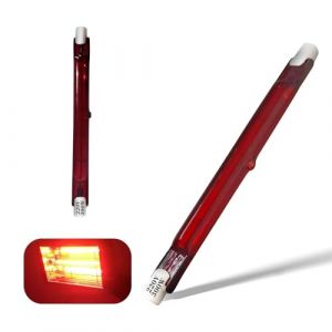 Ampoule Halogène R7S 118mm 300W, J118 Ampoule Halogène Linéaire Double Extrémité 220V, 300Lm, Ampoule Chauffage Infrarouge R7S 300W Dimmable, Tubes Halogène Quartz, Sans Scintillement, 2 Paquets (XALDSMYXGS, neuf)