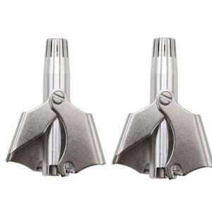 BOBOZHONG Tondeuse Nez Oreilles,2 PCS Coupe Nez Manuelle,Tondeuse à Poils nasaux,Coupe-Poils Nez,Acier Inoxydable Tondeuse à Poils du Nez, Lavable, pour Hommes et aux Femmes (LiFangSotre, neuf)