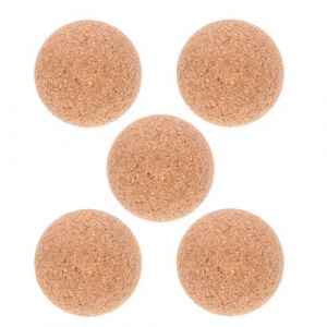 CHILDWEET Balles de Baby-Foot en Li&egrave;ge 32 MM Lot de 5 pour Jeux d'Int&eacute;rieur &agrave; Maison et Bars Accessoires de Baby-Foot en Bois Compactes et R&eacute;sistantes (STONESIX, neuf)