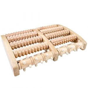 Wingluge Rouleau de Massage Pieds, Masseur Pied en Bois, Outils de Reflexologie Plantaire pour Relaxation de Acupression, Appareil Massage des Pieds pour Soulager Fasciite Plantaire (DOBRE JOYA  S.R.L., neuf)