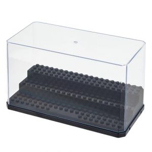 OLYCRAFT vitrine Figurine 17.3x8.2x10.5cm Vitrine Acrylique Vitrine pour Figurines Figurines Blocs Amovible Vitrine Cube Vitrine pour Mod&egrave;les Cadeaux Bo&icirc;tes de Rangement Antipoussi&egrave;re - Noir (OLYCRAFT EU, neuf)