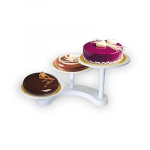 Présentoir gâteaux 3 étages (CERF DELLIER, neuf)
