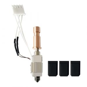 HzdaDeve Hotend en céramique pour Kobra S1 Combo Hot End Kit tête d'impression dissipateur thermique bloc cartouche chauffante buse en acier trempé avec cache en silicone supplémentaire 2 pièces pour (HZDEU, neuf)