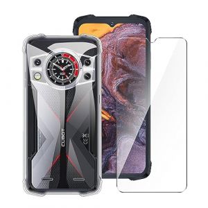 LYZXMY Coque pour Cubot Kingkong 9 (6.58") + Verre tremp&eacute; &eacute;cran Film Protecteur - Transparent Souple Silicone &Eacute;tui Protection Housse TPU Case Cover (LIJIASHUMA, neuf)