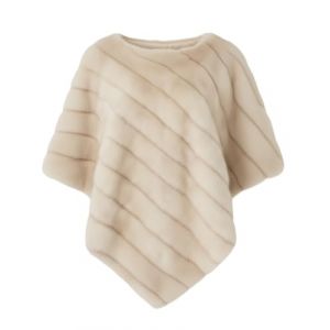 MAPIMANIA - Poncho Femme Chic et &Eacute;l&eacute;gant en Fausse Fourrure, Manteau Hiver, Ch&acirc;le Chaud, Cape Mariage Polaire, Bol&eacute;ro en Fourrure (MAPIMANIA, neuf)