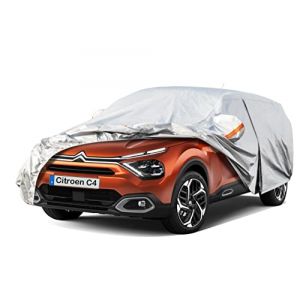 Kayme B&acirc;che Voiture &Eacute;tanche Respirante, Hayon Housse de Protection Voiture Ext&eacute;rieur Compatible avec 2004-2024 Citroen C4(Ne Convient Pas pour Picasso et Aircross), Contre Pluie Soleil Poussi&egrave;re. (kayme car covers shop, neuf)