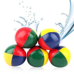 PBUSPU Lot de 5 Balles de Jonglage, Ø 55 mm Balles À Jongler, 60g schwer, PU Balles Doux Balle Jonglage Pro Mini Balles Set de Jonglage pour Enfants et Adultes (maksimswin, neuf)