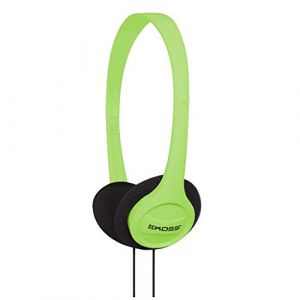 Koss Casque st&eacute;r&eacute;o "KPH7" (On-Ear, avec fil de 1,2 m, 80 - 18000 Hz, jack 3,52mm m&acirc;le) Vert (MB Asinas, neuf)