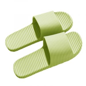 AioTio Chaussons pour Femme Homme Confortable de Bain Pantoufles de Douche Antid&eacute;rapant Tr&egrave;s L&eacute;ger Chaussons de plage d&eacute;contract&eacute;es(Vert,36/37EU) (APIKA EU, neuf)