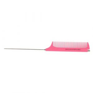 WRITWAA Peigne Télescopique À Queue Pointue Pour Hommes Peigne Démêlant Peigne À Cheveux À Ailettes Peigne Démêlant Peigne À Crêpage Épingle De Barbier Peigne À Couleur Aléatoire (Saieli, neuf)