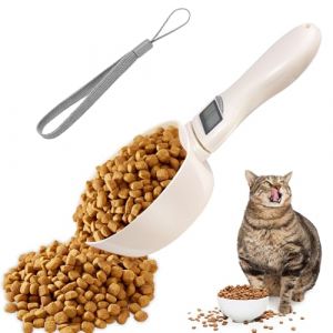 mizikuu Balance Cuillère Numérique, 800g Pelle à Mesurer pour Aliments LCD Cuillère Mesure Électronique Cuisine Doseuse pour Aliments de Chiens Chats, épices, Farine, Liquide (JINJIE LIMITED, neuf)