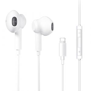 Tecatty Ecouteurs pour Phone, Microphone et Contr&ocirc;le du Volume Headset, Extra Bass, Lsolation Sonore, Confort Auditif, Casque HiFi Audio Stereo Compatible avec iPhone 14/13/12/11/SE/X/XR/8/8P/7/7P (Tecatty, neuf)
