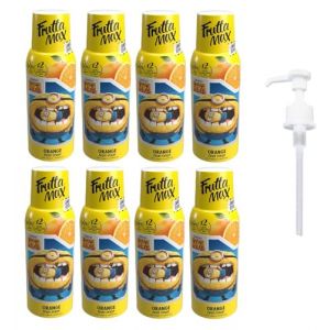 Sirop FruttaMax Orange | Moins de sucre | 60% de concentré de fruits réels | Compatible avec machine à soda 8 x 500 ml – MINIONS (Cool Trade Ltd., neuf)
