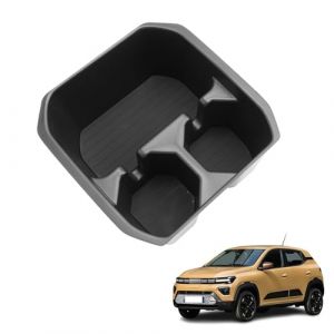 Coleya Bo&icirc;te de Rangement pour Accoudoir Compatible avec Dacia Spring Electric EV 2025 2026, Organisateur de Console Centrale, Plateau Rangement d'accoudoir avec Tapis Antid&eacute;rapants (Noir) (Coleya, neuf)