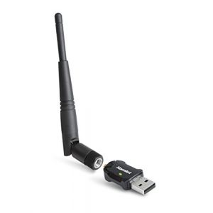 Hamlet HNW600ACU carte réseau WLAN 600 Mbit/s - Cartes réseau (Sans fil, USB, WLAN, Wi-Fi 5 (802.11ac), 600 Mbit/s, Noir) (AS-Discount, neuf)