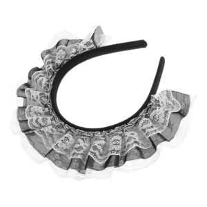 OATIPHO Bandeau Dentelle Lolita pour Femme Coiffe de Soubrette Accessoire de Coiffure pour Cosplay D&eacute;coration de Cheveux pour Costume (Tsun Ki-sung, neuf)