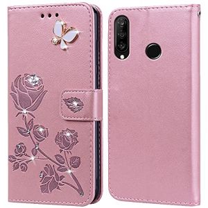 PKQTOP Coque pour Huawei P30 Lite/Honor 20S Housse,Fonction de Support,Fente pour Carte,Silicone TPU,Flip &Eacute;tui Case pour Huawei P30 Lite(6.15") (PKQTOP-FR, neuf)