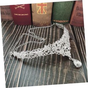 Ipetboom Bijoux Vintage Pour Mariée Bandeau En Strass Bijoux Pour Le Front Pour Couronne Voile Pour Fête De Mariage (Cowan Micro, neuf)
