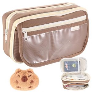 SUUEIOKL Trousse Crayons, Trousse Kawaii, Trousse &agrave; Crayons de Grande Capacit&eacute; avec 9 Compartiments, Scolaire Portable pour Gar&ccedil;ons Filles &eacute;tudiants, Fourniture Scolaire Bureau (Senro Valley, neuf)