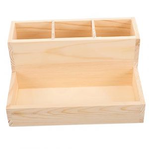 FRCOLOR Ustensile Organisateur Cosmétique Papier Se Maquiller La Commode Organisateur De Rangement Avec Tiroirs Clou Rangement Organisateur De Maquillage Porte-pinceau De Maquillage Bois (Laners, neuf)