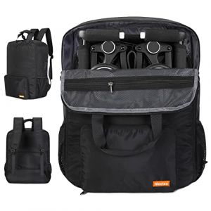 Mactso Sac de voyage pour poussette compatible avec GB Pockit et GB Pockit Air Plus All Terrain, sac à dos de voyage léger pour poussette d'avion (noir, M) (Fast Media Ships From USA, neuf)