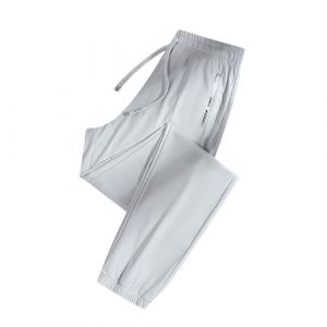 Pantalon de Jogging pour Homme Séchage Rapide​ Sport Pantalon de Survêtement Legers Pants Jogging Airness Large Homme avec Poches Zippée Sweatpants pour Voyage Golf Pas Cher (YINYUAN（✿Soldes Clearance 50 % d'économies ✿), neuf)
