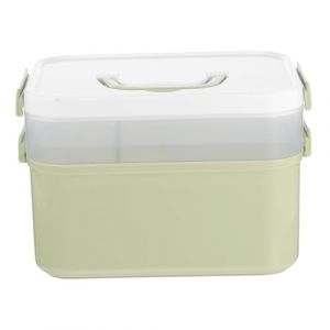 HONMEET 1pièce Boîte De Rangement Pratique Pour Fournitures De Nail Art Malette De Vernis à Sturdy Portable Et Élégante Avec Poignée Idéale Pour Stockage Transport Des Accessoires (ATriss, neuf)