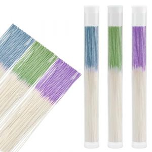 Nettoyage Oreille, Nettoie Oreilles, Nettoyant pour Trous d'oreille, Ligne de Nettoyage d'oreille, Ligne de Nettoyage Jetable pour Piercing d'oreille,Bleu, vert et violet 3Boîtes (qinzzsx, neuf)