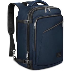 MATEIN Sac a Dos Ryanair 40x20x25, Baggage Cabine 20L, Sac &agrave; Dos Voyage Cabine Avion, Bagage &agrave; Main Petit Sacoche Ordinateur Portable, Sac de Voyage Femme Homme Travail Affaire Scolaire, Bleu (Juswination EU, neuf)