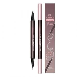 Crayons &agrave; Sourcils pour Femmes,2-en-1 Double Embout Liner | Crayon Pour Les Yeux &Agrave; Tenue Longue | Pour Femmes Et Filles Beaut&eacute; Maquillage Cosm&eacute;tiques Pour Rencontres F&ecirc;te Et Soir&eacute;es (wuykhz, neuf)