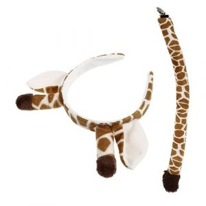 DEARMAMY Accessoire De Déguisement Animal Girafe Déguisement Animalier Pour Fête De Décoration De Costume (Liiane, neuf)