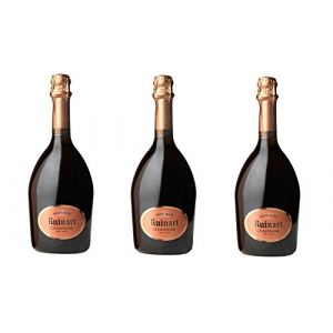 Lot de 3 Champagnes Ruinart Brut Ros&eacute; 75cL (Wine And More, neuf)
